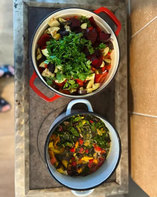 Goodies from the garden… 🍅 🥕 🎃 🍆 🌱 🥬 #lithuania #krakes #healthyfood #veggies #sustainableliving  #ecogarden #slowliving #villagelife